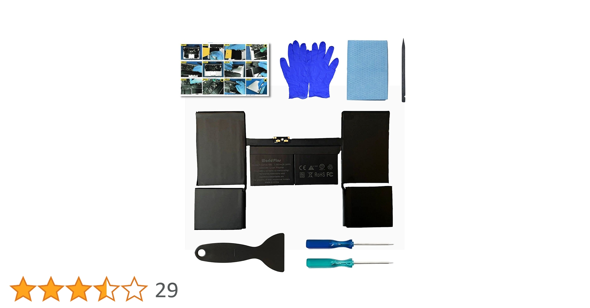 Amazon.co.jp: WorldPlus A1527 A1705 交換バッテリー MacBook